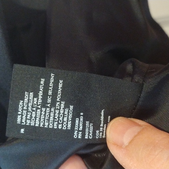 COS women's tailored navy dress. EUC. Size 12 (US) - Picture 10 of 13